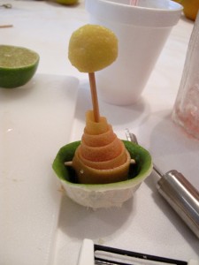 Pompeii Garnish before the eruption!