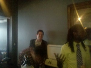 Adam and Frank, right at the beginning