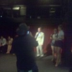 After the floor was anointed