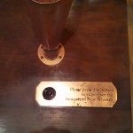 Press to smell white dog. Uh, okay, I guess. At Woodford Reserve.